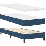 Box Spring Krevet s Madracem Plavi 80x200 cm Tkanina | shoptok.hr