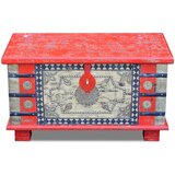 Škrinja za Pohranu Crvena Mango drvo 80x40x45 cm | Eponuda.com
