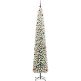 vidaXL Umestno božično drevo Zelena 270 cm PVC in Jeklo in Plastika | Shoptok.si
