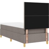  Krevet s opruga kutije Sivo-smeđa 100 x 200 cm tkanina | shoptok.hr