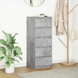  Komoda s ladicama beton siva 37,5x35x99 cm konstruirano drvo | shoptok.hr
