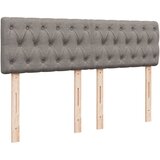  Krevet s oprugama i madracem smeđesivi 140 x 190 cm od tkanine | shoptok.hr