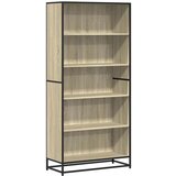 vidaXL Polica za knjige sonoma hrast 80,5x35x170,5cm konstruirano drvo | shoptok.hr
