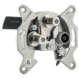 SCHWAIGER SAT antenska vtičnica TWIN (3-krat, 2 dB) | Shoptok.si