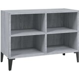 TV ormarić s metalnim nogama boja sivog hrasta 69 5x30x50 cm | shoptok.hr