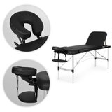 Modern Home Aluminijumski masažni i rehabilitacioni sto, 3-sekcioni, sklopivi u kofer + torba | ePonuda.com