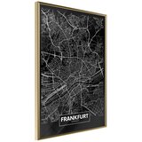  Poster - City Map: Frankfurt (Dark) 30x45 Cijene