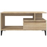  Stolić za kavu boja hrasta 90x49x45 cm konstruirano drvo | shoptok.hr