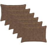  Presvlaka za jastuk 6 kom. HOUTEN Svijetlosmeđa 40 x 60 cm | shoptok.hr