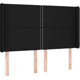  Box spring postelja z vzmetnico LED črna 140x200 cm blago, (20725216) | Shoptok.si