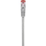Renkforce RF-4724934 RJ45 omrežni kabel\, Patch kabel CAT 6 S/FTP 2.00 m siva z zaščitnim zapornim zatičem\, pozlačeni konektorji\, ognjevaren 1 kos, (20417978) | Shoptok.si