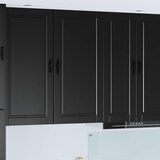 Ormar za Zid PORTO Crna 50 x 31 x 100 cm Konstruirano drvo | Eponuda.com