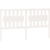 Maison Chic posteljno vzglavje - vzglavna omarica - nočna omarica belo 155,5x4x100 cm trdna borovina, (21706495) | Shoptok.si