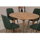 Hanah home Vina 1070 Trpezarijski sto i stolice, smeđe-siva | Eponuda.ba