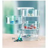 Wenko Organizator za kozmetiko s 4 predali Transparent Cene