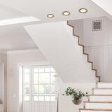  led ugradno plafonsko svetlo woody spot LED/12,5W/230V 3000K, orah, prečnik 16 cm | Eponuda.com