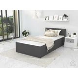AJK Meble Dvižna postelja Panama plus - 90x200 cm - siva
