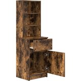  Noćni ormarić boja hrasta 39x35x125 cm od konstruiranog drva | shoptok.hr
