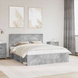  Okvir za krevet Beton 160 x 200 cm Čvrsto borovo drvo | shoptok.hr