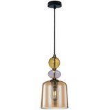  Visilica na sajli TROPEA 1xE27/15W/230V crna/zadimljeno bež/ružičasta | Eponuda.com