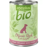zooplus Varčno pakiranje Bio 24 x 400 g - Bio-raca z bio-sladkim krompirjem (brez žit)