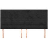  Uzglavlje crno 160x5x118/128 cm baršunasto | Eponuda.ba