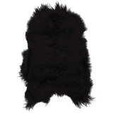  Prevleka za stol iz islandske ovčje kože črna 70x110 cm, (20707405) | Shoptok.si