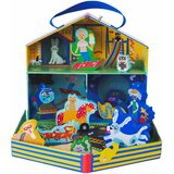Floss&Rock® prijenosna kutija za igru s drvenim figuricama playbox pets (12 komada) | shoptok.hr