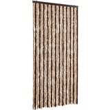 Furnova Zavesa proti mrčesu bež in svetlo rjava 100x200 cm šenilja, (21918270) | Shoptok.si
