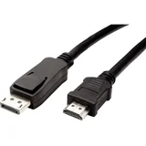 DisplayPort / HDMI adapterski kabel DisplayPort vtič\, HDMI-A vtič 3.00 m črna 11.99.5782 zaščiten DisplayPort kabel, (20415327)