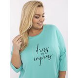 RELEVANCE Blouse-RV-BZ-A524.80-turquoise | Shoptok.si