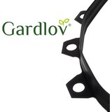 Gardlov fleksibilni vrtni obrub 4 cm x 10 m s 20 klinova, crni | shoptok.hr