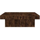  Stolić za kavu boja hrasta 90x90x28 cm od konstruiranog drva | Shoptok.si