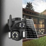  solarna 4G wifi ptz kamera X7 – 2 sočiva, 360° rotacija, V380 pro, bez struje Cene