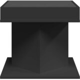  Stolić za kavu LED crni 50x50x45 cm od konstruiranog drva | shoptok.hr