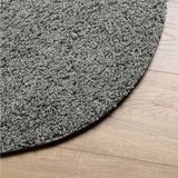  Čupavi moderni tepih s visokim vlaknima zeleni Ø 100 cm | shoptok.hr