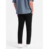Ombre Men's SLIM FIT chino pants - black | Shoptok.si