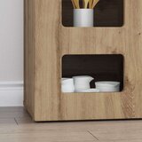  Strani šal Umetni hrast 100 x 35 x 59 cm Konstruiran les, (5000108126) | Shoptok.si