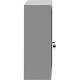  Ormar za alate s policom s pohranom Crna i Siva 50 x 20 x 55 cm | shoptok.hr