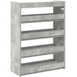  Stalak za cipele boja betona 60x25x81 cm konstruirano drvo | shoptok.hr