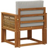  Srednja sofa za van Čvrsto drvo akacije Prirodna | shoptok.hr
