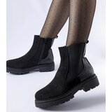 Gemre Black ankle boots with chunky sole Hodges | Shoptok.si