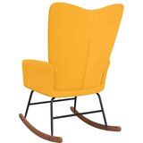  Stolica za ljuljanje boja senfa baršunasta | shoptok.hr