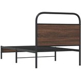  Okvir kreveta bez madraca smeđa boja hrasta 90 x 200 cm drveni | shoptok.hr