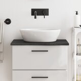vidaXL Kopalniški pult temno siv 60x50x2 cm obdelan trden les Cene