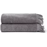 Bonami Selection Set s 2 siva ručnika od 100% pamuka 50 x 90 cm