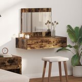 vidaXL Dimljeni hrast Konstruirano drvo 83 x 40 x 70 cm Toaletni stol Cijene