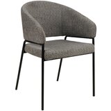 Hom`in naslanjač, les, kovina, tekstil siva | Shoptok.si