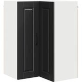  Zidni kutni ormar Crna 57 x 57 x 80 cm Konstruirano drvo | shoptok.hr