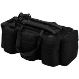 vidaXL Potovalna torba 3 v 1 vojaška 90 L črna, (20828407) | Shoptok.si